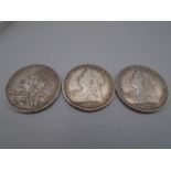 Victoria 3 x crowns 1891, 1896, 1897