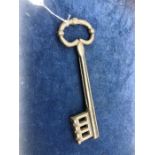 Reproduction Cast Church Door Key 10 1/4 inches long