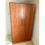 Vintage G Plan Fresco Mid Century Teak Double Wardrobe