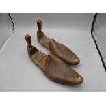 Antique wooden shoe stretches 12 inches long