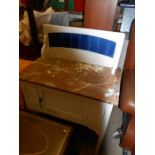 Marble Top Washstand with tile back