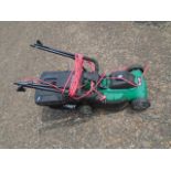 Qualcast mower with grass box