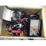 box of costume jewellery