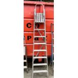 Large Wooden Step Ladder ( sold as collectors/ display item)