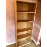 Modern chipboard bookcase 69 x 27 inches 10 deep