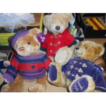 3 Harrods bears 2003, 2004 and 2000