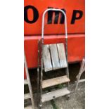Wood and metal Step Ladder ( sold as collectors/ display item)