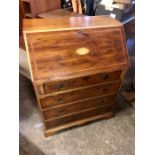 Reproduction 4 drawer bureau 29 inches wide 39 tall 19 deep