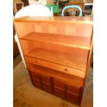 Retro Nathan Style Bookcase 122 cm tall 87 cm wide 26 deep