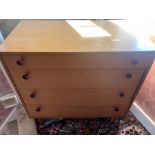 Retro Avalon 4 drawer chest of drawers