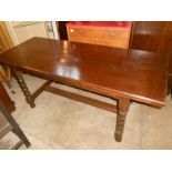 Bobbin Leg Refectory Table 65 x 27 inches 29 tall