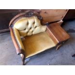 Telephone seat for reupholstering