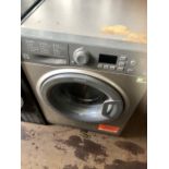 Silver Hotpoint Smarttec washing machine (house clearance)