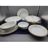 Nortika japan 6124, 2 side plates, serving dish, dish on stand, terrine with lid, bowl and handles