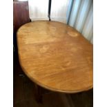 G plan extending dining table 112 cm wide 162 cm closed74 tall