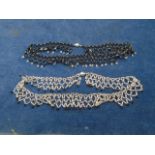 2 beaded chokers