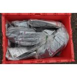 crate of safety gloves