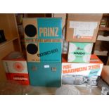 Assorted projectors to incl Prinz super 8 movie editor oxford 600, 8mm academy editor, Prinz