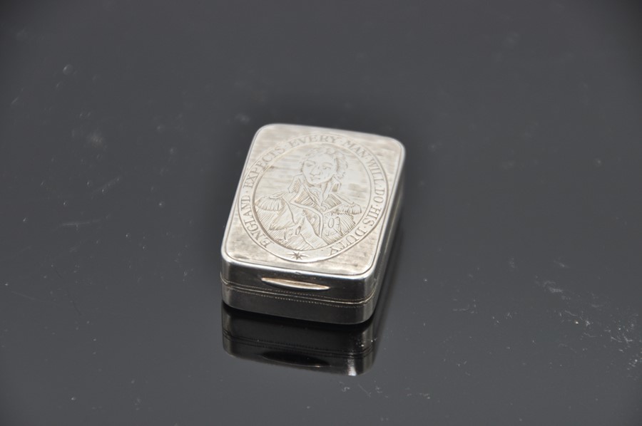 Rare and historically significant English sterling silver vinaigrette, Birmingham 1805 (h), maker