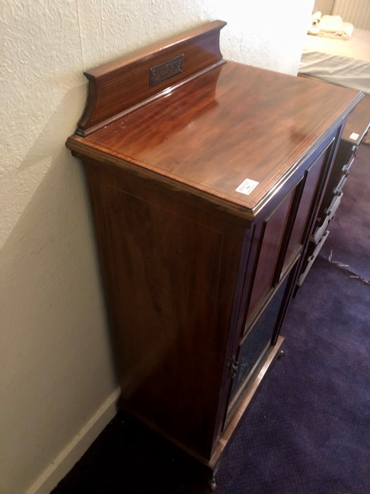 Edwardian display/book cabinet 55 x 99 x 36 cm - Image 3 of 3