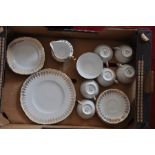 Royal Vale part tea set comprising 6 cups and saucers, 6 serving plates, 2 sandwich plates (1 with