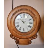 Modern pine wall clock, Duncan Hunter, Danbury