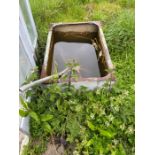 Galvanised water tank