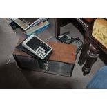 Retro Pye 640 calculator, Wien TT83 radio plus Spinneytronic radio alarm