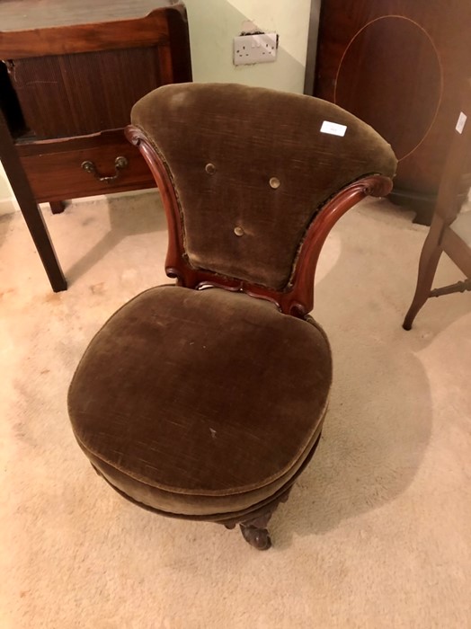 Victorian mahogany chair