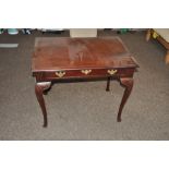 French style country writing desk/low boy with single drawer