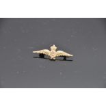 A 9ct gold RAF sweetheart brooch, 1.2 grams