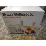 Braun multipractic deluxe food processer (from house clearence, still in box unused)