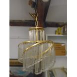 Led crystal drop chandalier/ceiling light