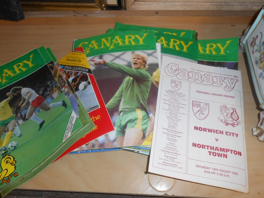 Norwich City Canary Magazine approx 1980 to 1990 ( unchecked if every issue ) - Image 8 of 18