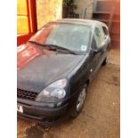 Renault Clio ( no keys or V5 ) from deceased estate elderly lady has owned from new been standing in