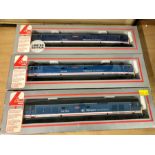 3 Boxed Lima Locos 00 gauge 50 035 Ark Royal , 50 003 Temeraire and 50 034 Furious