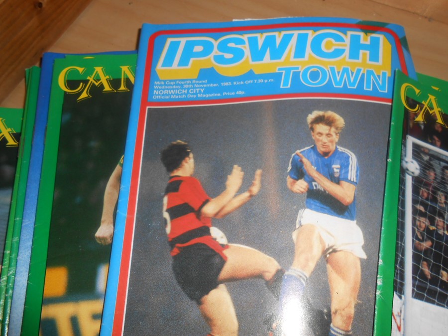 Norwich City Canary Magazine approx 1980 to 1990 ( unchecked if every issue ) - Image 14 of 18