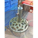 Cast Iron Parasol Base