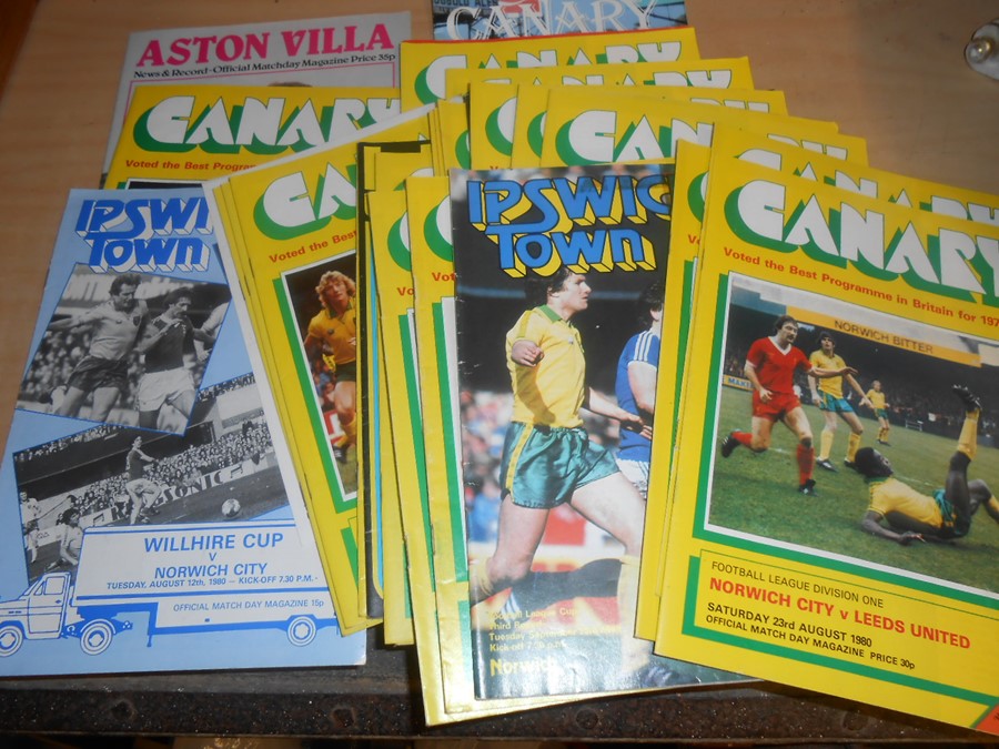 Norwich City Canary Magazine approx 1980 to 1990 ( unchecked if every issue )