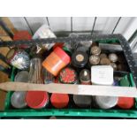 Stillage of tools etc etc , few tins of paint. PLASTIC CRATES ARE NOT INCLUDED cardboard boxes
