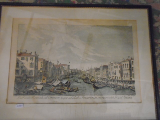 Don Davey California street print and Canaletto print of gondala's - Image 2 of 3