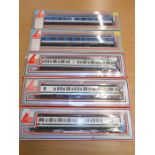 4 Boxed Lima Carriages and Train 00 gauge