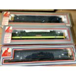 3 Boxed Lima Locos 00 gauge 55 022 Royal Scots Grey , 55 002 The Kings Own Yorkshire Light