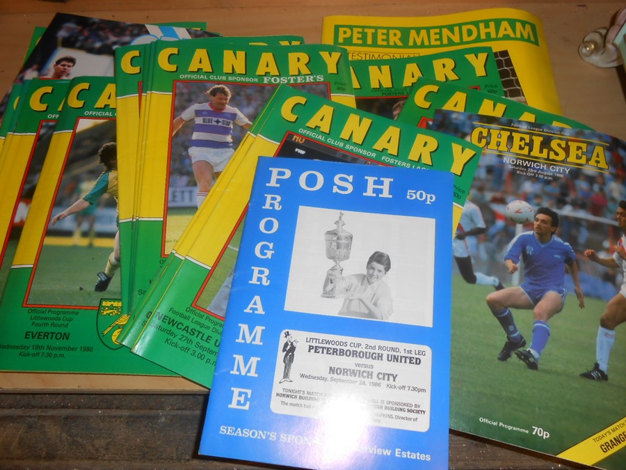 Norwich City Canary Magazine approx 1980 to 1990 ( unchecked if every issue ) - Image 5 of 18