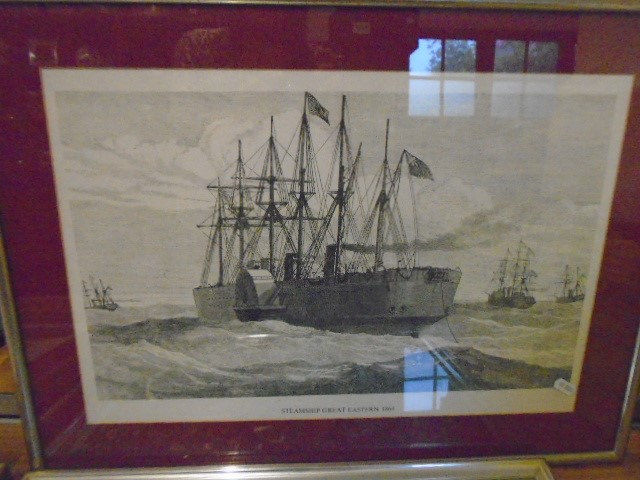 Steamboat prints and a globe print - Image 4 of 5