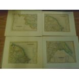 Maps- Yorkshire, North x 2, east, west