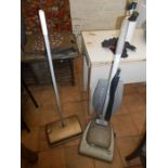 Retro Hoover and Mercury super de lux floor sweeper