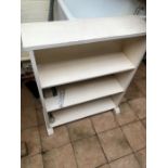 Painted bookcase 76 x 92cm