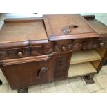 Oak 2 door sideboard,