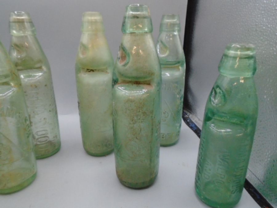 6 codd marble bottles, Wisbech and 2 others all from Wisbech - Image 3 of 3